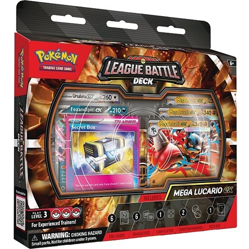League Battle Deck - Mega Lucario EX - Pokemon kort